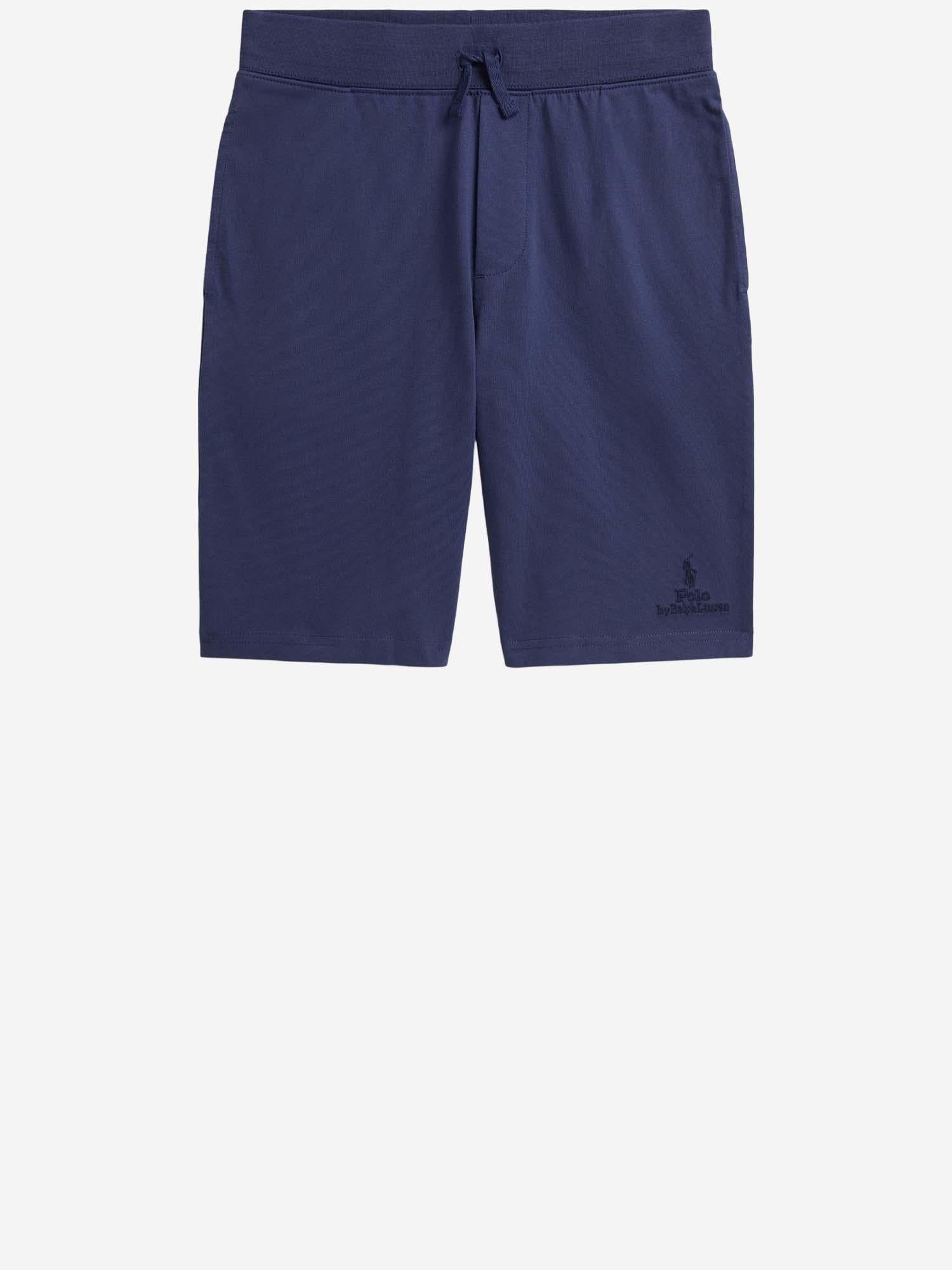 PANTALONI CORTI IN COTONE 323A12259 003 POLO RALPH LAUREN KIDS 