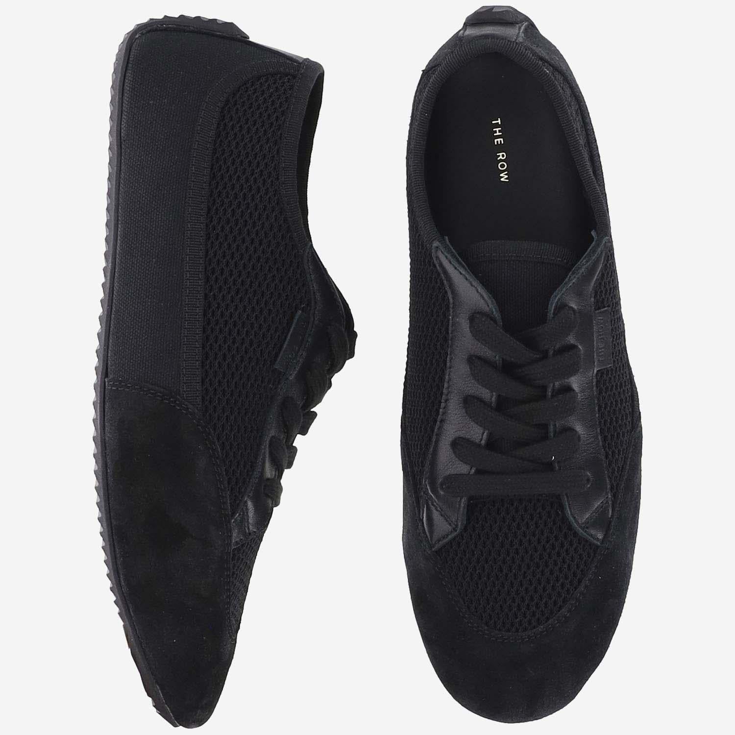 BONNIE SNEAKERS IN TELA E PELLE SCAMOSCIATA F1391V20L25 BLBL THE ROW 