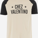 T-SHIRT IN COTONE STAMPATO CHEZ VALENTINO 7V3MG17D AYCQT3 VALENTINO 