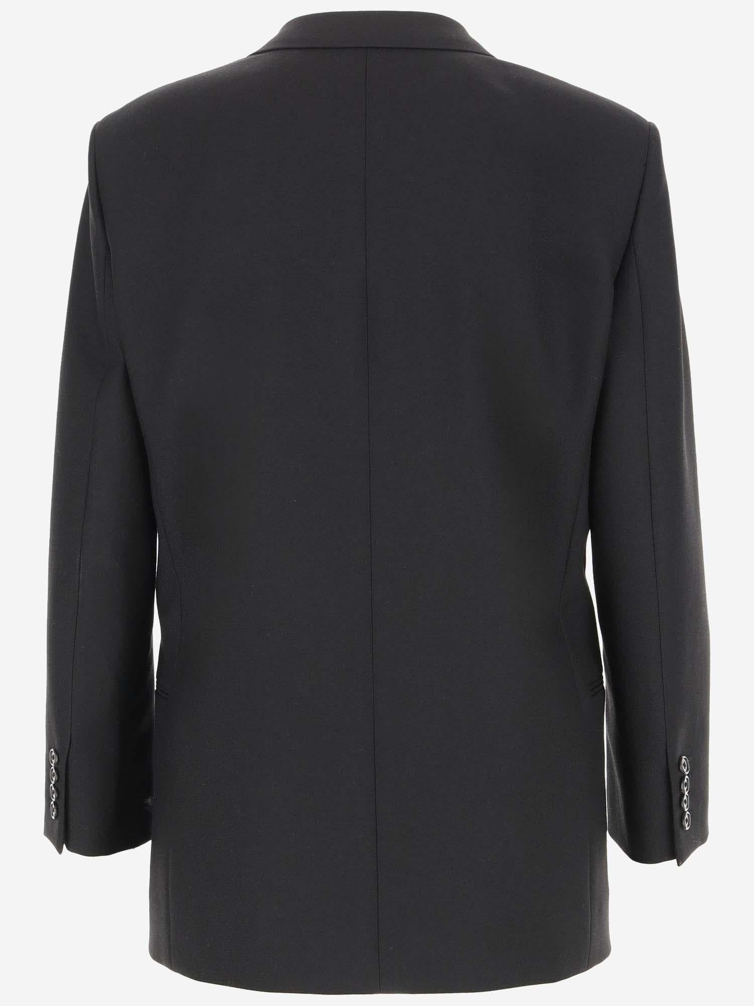 Giacca doppiopetto Timoty in lana 8162W2859 BLK THE ROW 