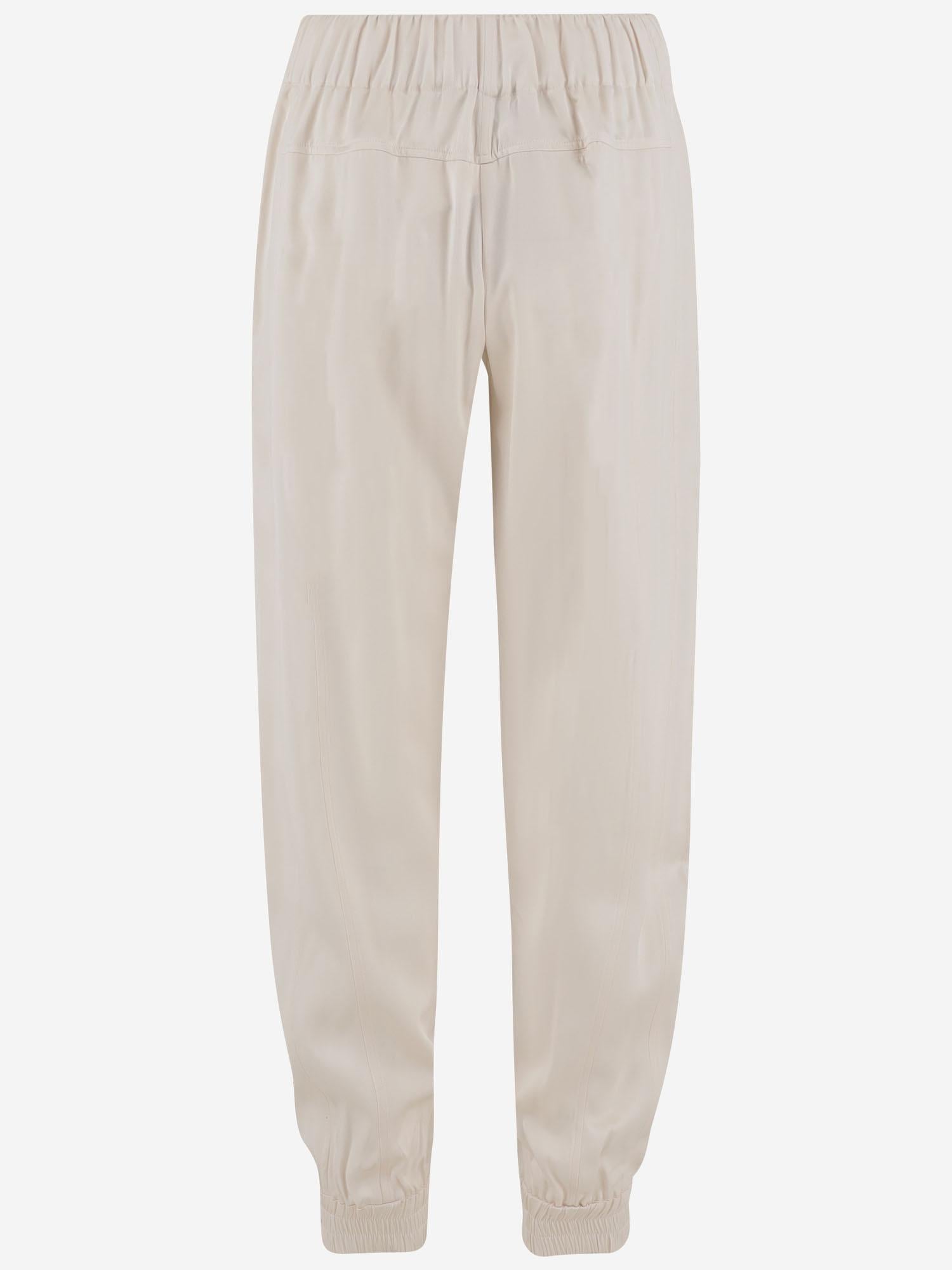 PANTALONI VALENTINA JOGGERS IN SETA E VISCOSA S25302 0102 SASUPHI 
