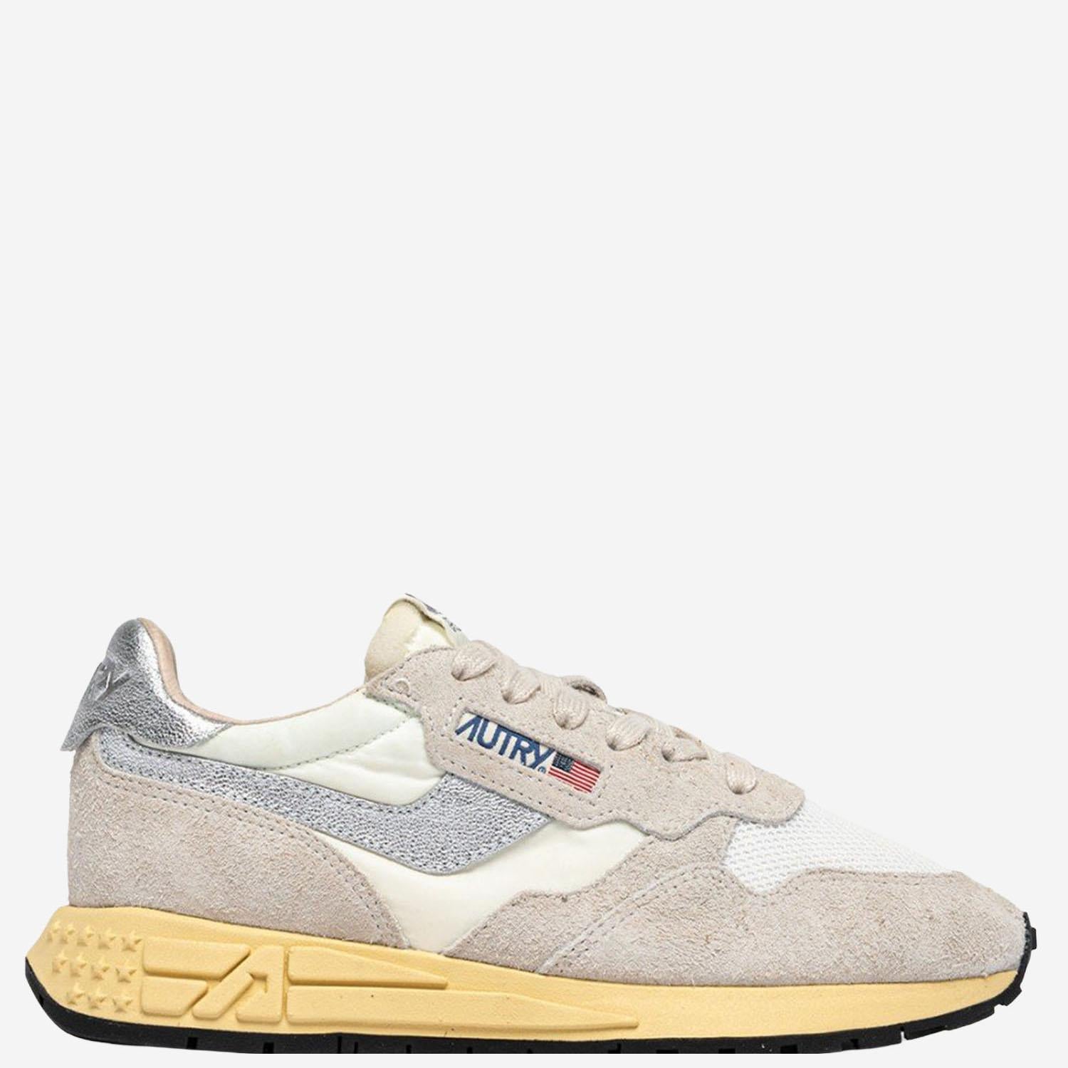 SNEAKERS REELWIND LOW WWLWMU01 SUEDENILNETWHTSILV AUTRY 