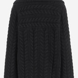 GIACCA DOPPIOPETTO IN LANA E CASHMERE A TRECCE W25751 0900 SASUPHI 
