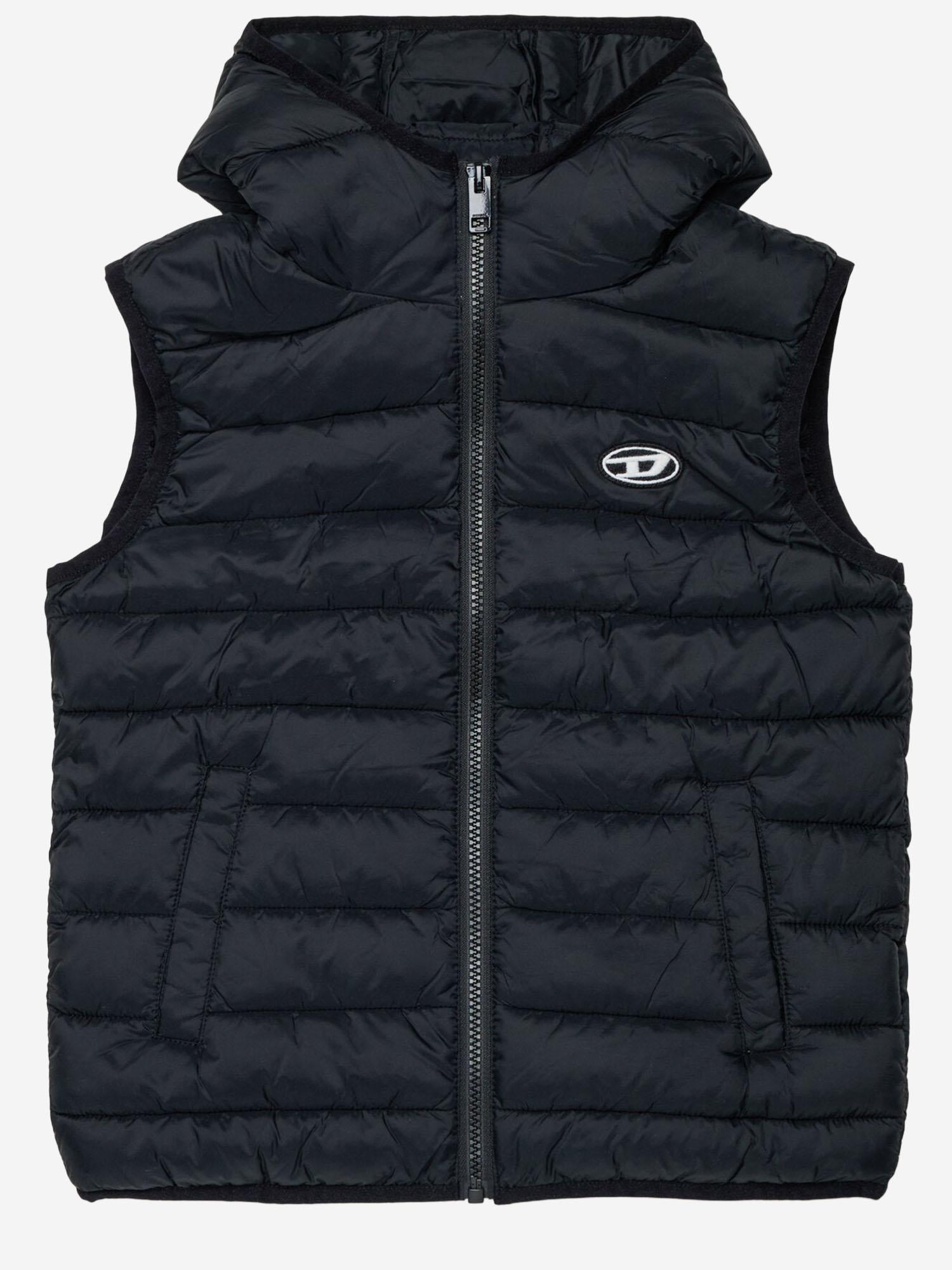 GILET IMBOTTITO CON LOGO J02696 KXBT0K900 DIESEL KIDS 
