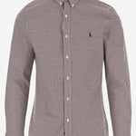 CAMICIA IN COTONE STRETCH CON MOTIVO A QUADRI 710929347 021 POLO RALPH LAUREN 