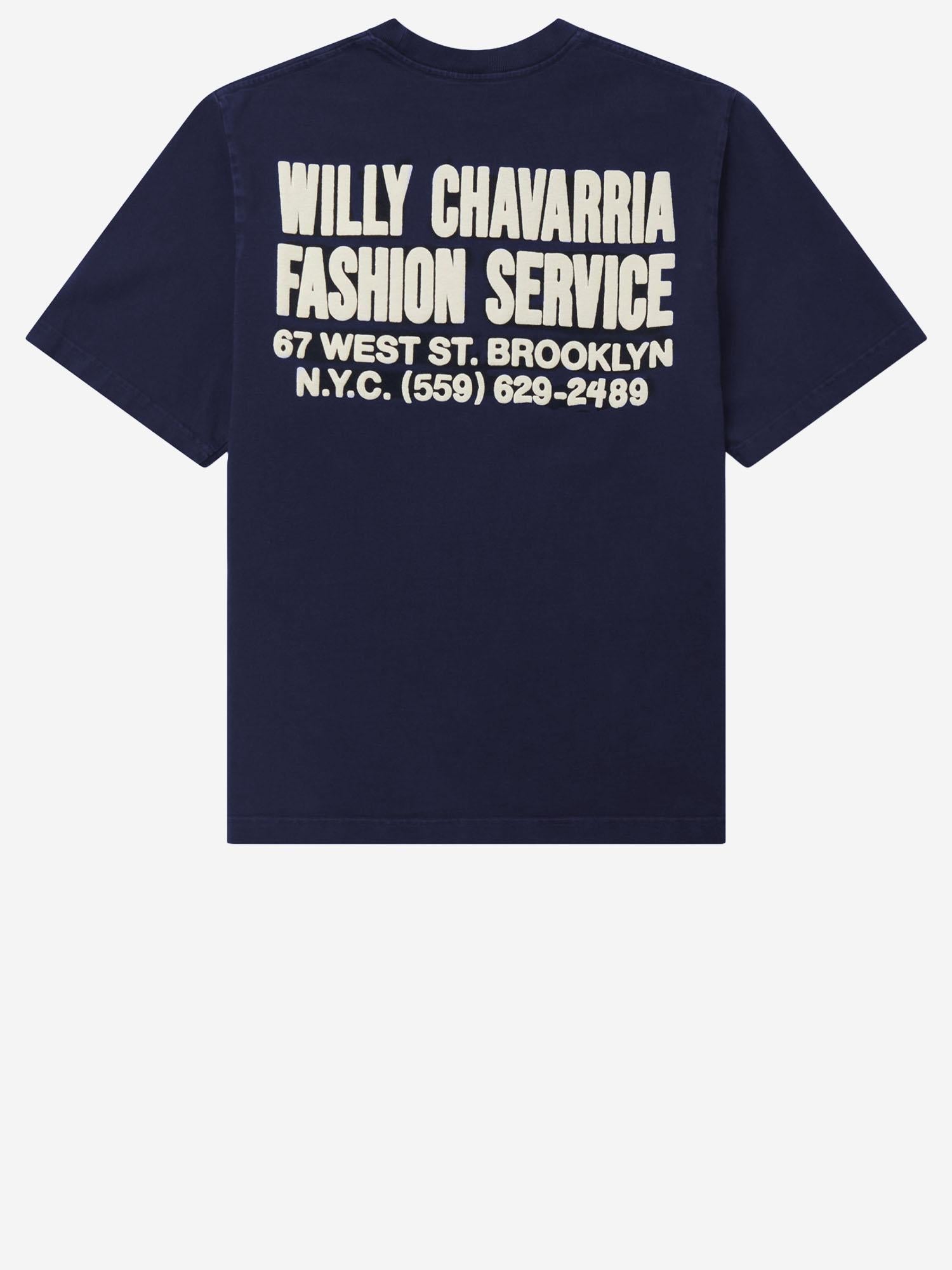 T-SHIRT IN COTONE CON STAMPA WCJSY0180 014 WILLY CHAVARRIA 