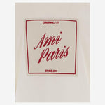 T-SHIRT IN COTONE CON STAMPA AMI PARIS HERITAGE UTS385726 136 AMI 