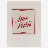 T-SHIRT IN COTONE CON STAMPA AMI PARIS HERITAGE UTS385726 136 AMI 
