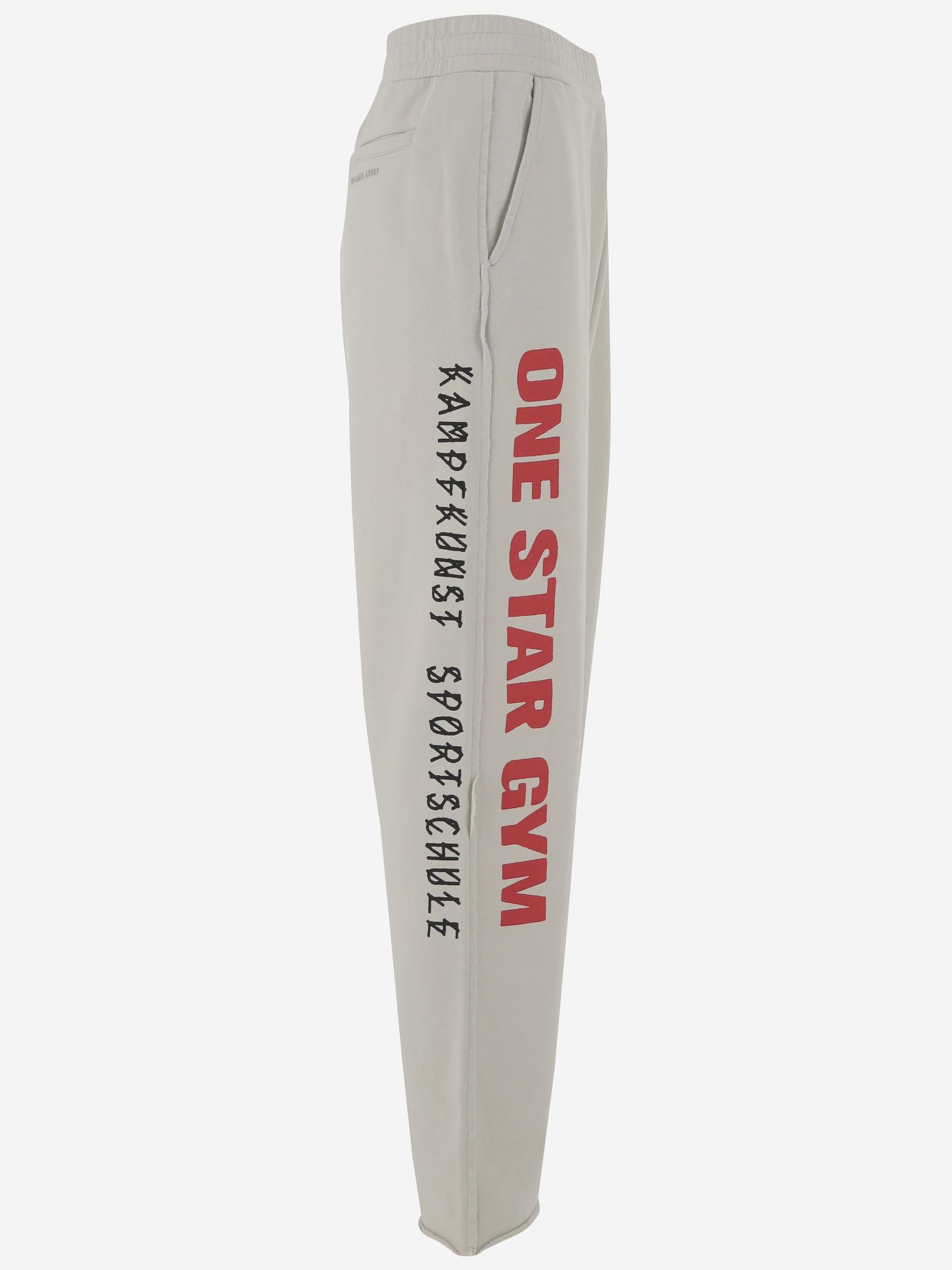 PANTALONI GYM JOGGER IN COTONE B0030581 FA583P636 44 LABEL GROUP 