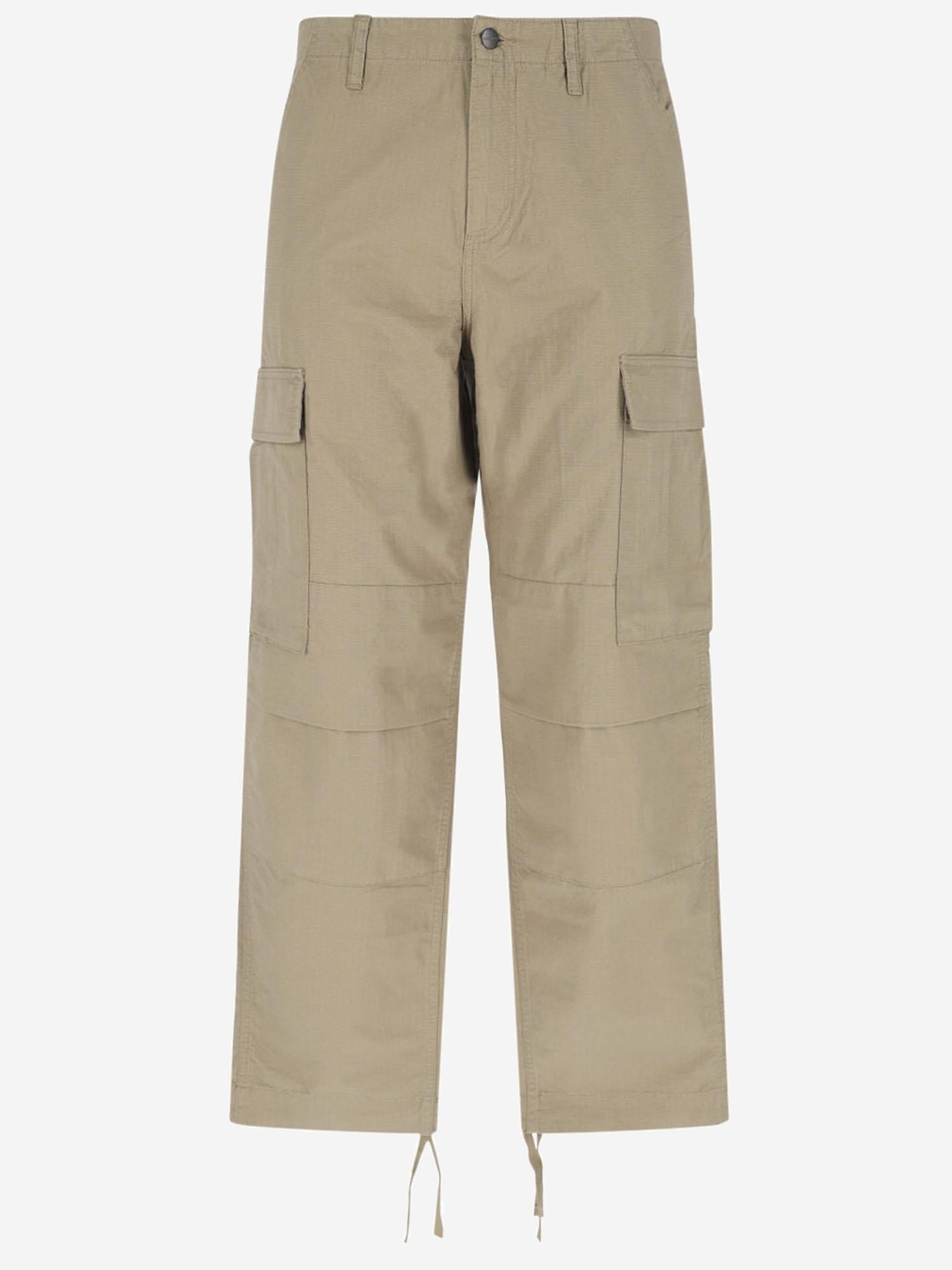 PANTALONI CARGO IN COTONE CON LOGO I032467 8Y02 CARHARTT WIP 