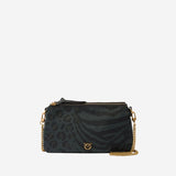 BORSA A TRACOLLA CON STAMPA ANIMALIER 105359 A35GSD1Q PINKO 