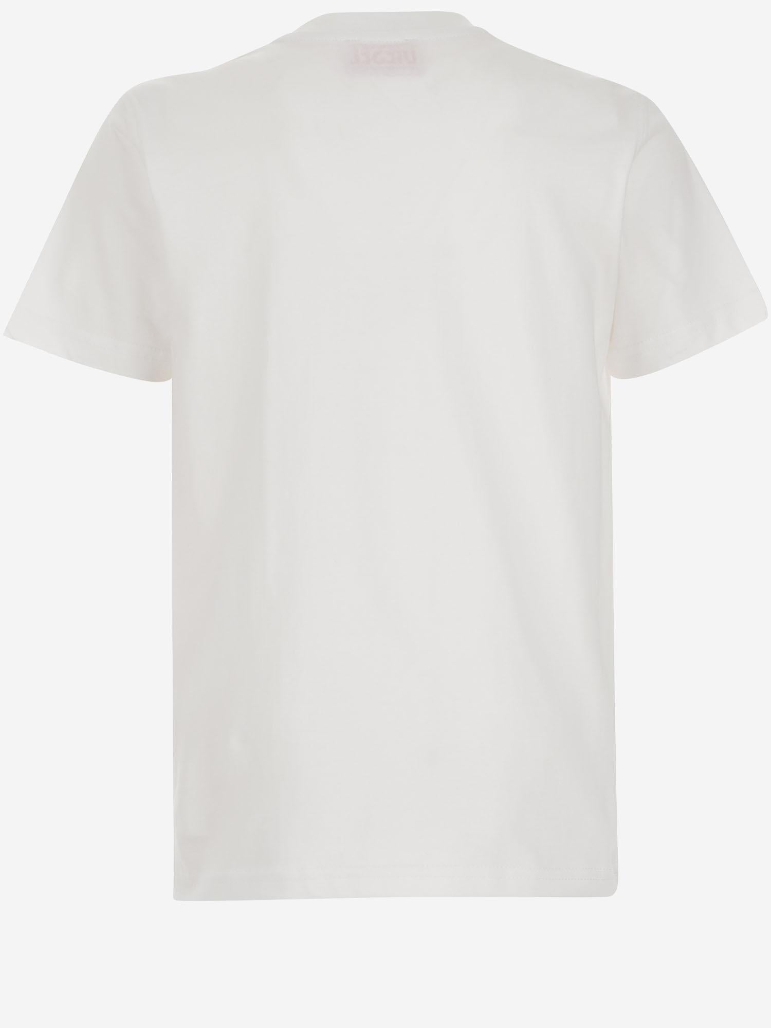 T-SHIRT TXDIEGO IN COTONE CON LOGO J02501 0GRAIK100 DIESEL KIDS 