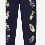 PANTALONI IN MISTO COTONE CON STAMPA POLO BEAR 313979044 001 POLO RALPH LAUREN KIDS 