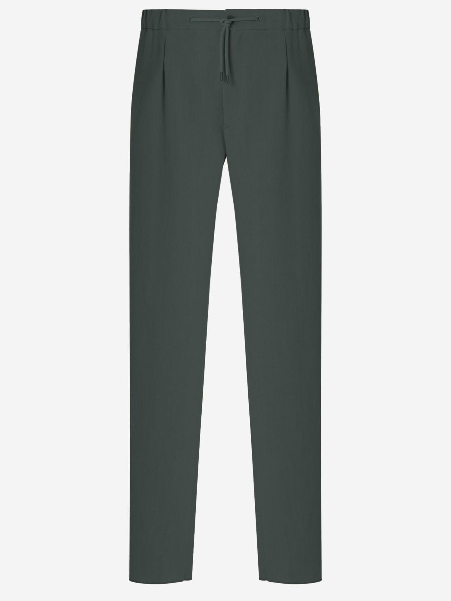PANTALONI IN TELA DI LINO GM001625 TE10954U7123 GIORGIO ARMANI 