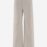PANTALONI IN COTONE STRETCH 19303WUHRSWL VINTAGE WHITE RE/DONE 