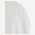 T-SHIRT IN COTONE CON STAMPA POSTERIORE 6261K21196 Ecru CARVEN 