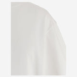 T-SHIRT IN COTONE CON STAMPA POSTERIORE 6261K21196 Ecru CARVEN 