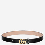 CINTURA IN PELLE CON LOGO 864436 AAGD71000 GUCCI 