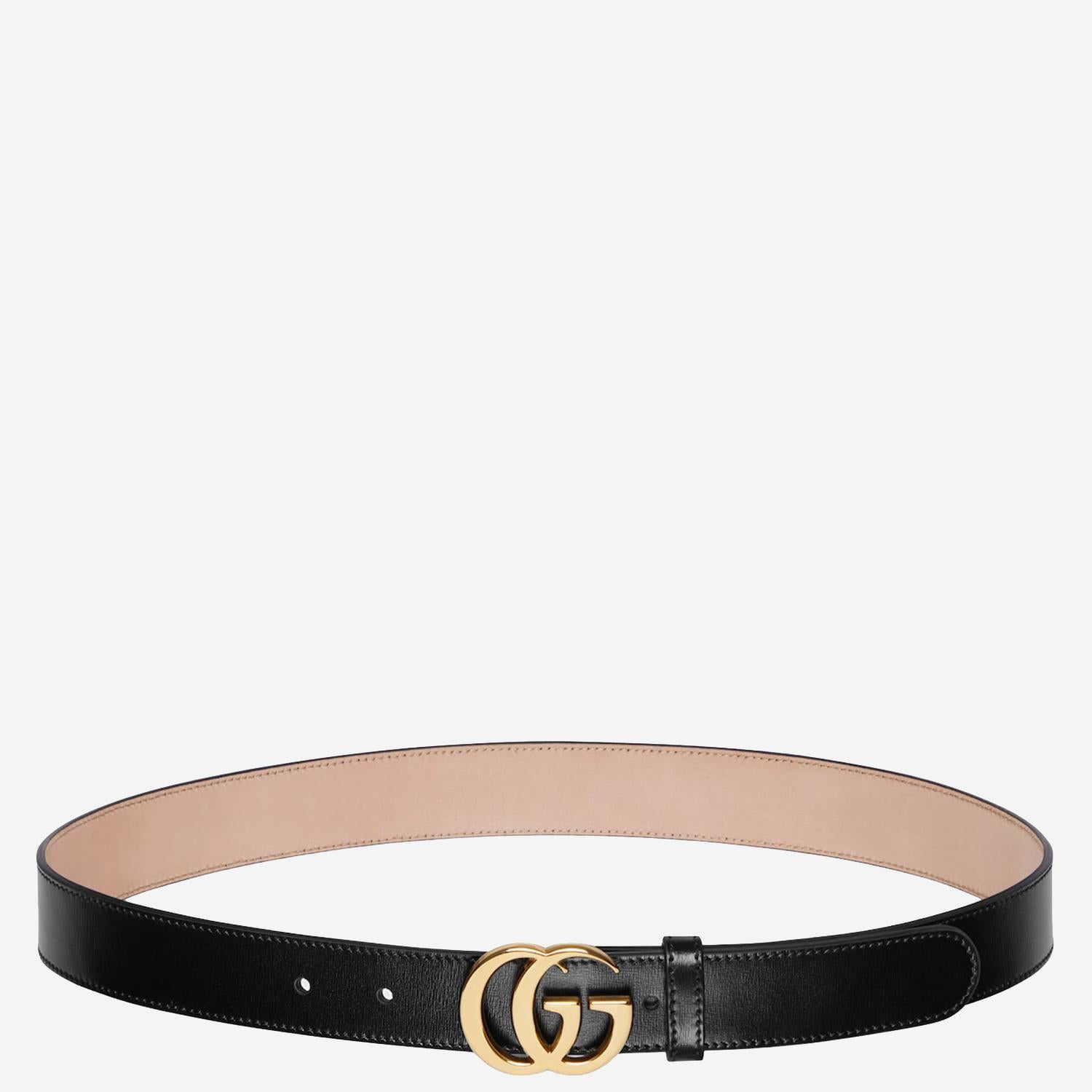 CINTURA IN PELLE CON LOGO 864436 AAGD71000 GUCCI 