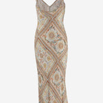 ABITO LUNGO IN VISCOSA CON STAMPA FANTASIA 80PAO925 NS779774 JUST CAVALLI 