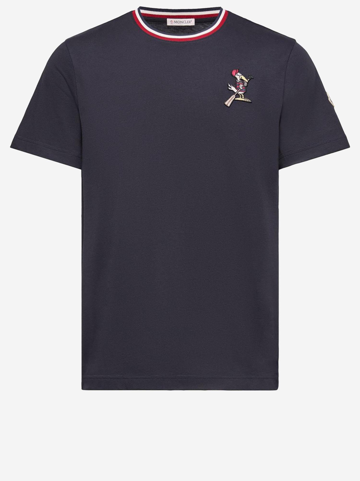 T-SHIRT IN COTONE CON LOGO MONDUCK 8C00012 89AYY742 MONCLER 