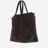 BORSA A SPALLA IN PELLE SCAMOSCIATA XBWDBMA0300U9V 0ZIH TODS 