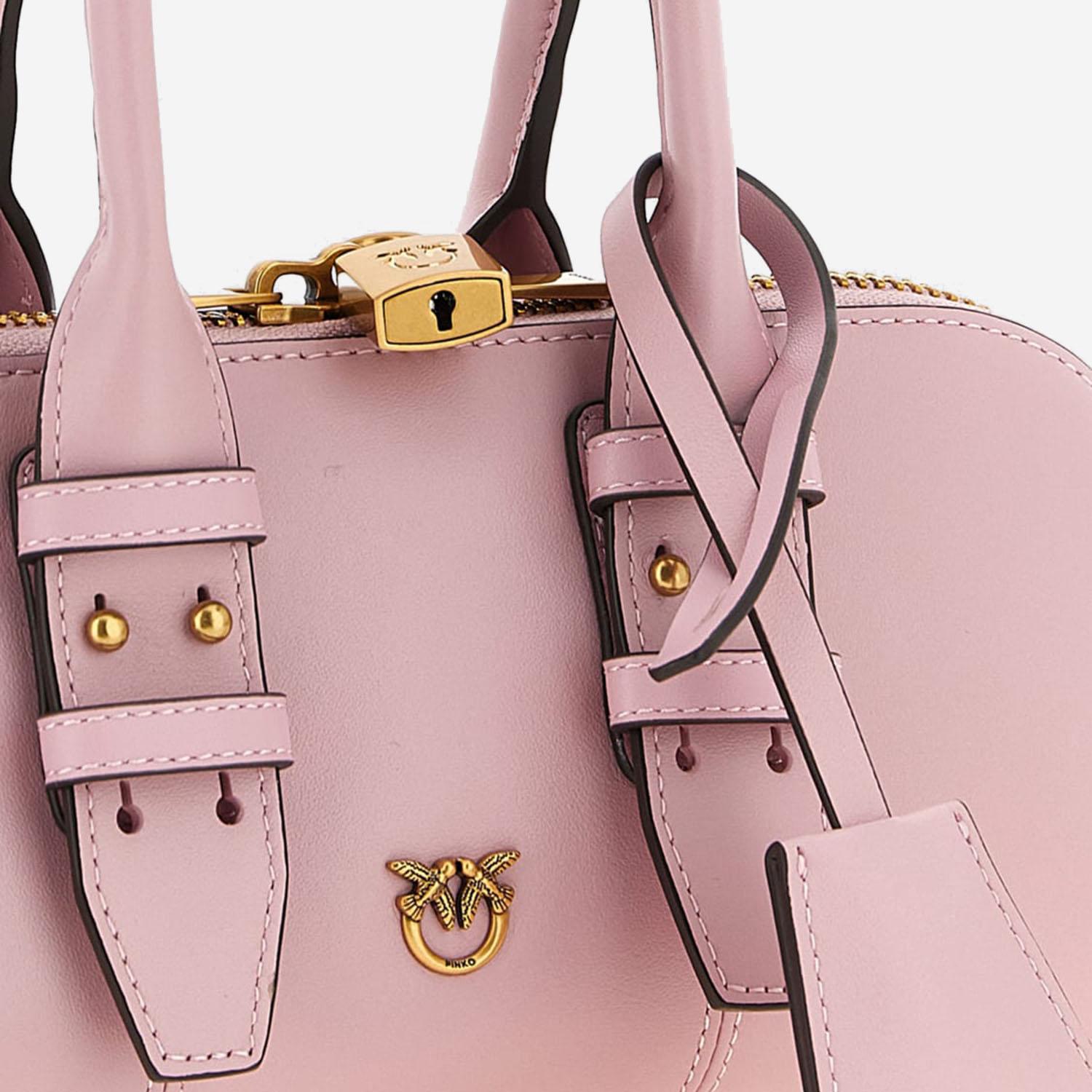 Borsa bowling Escape Horizontal in pelle 105334 A0QOP26Q PINKO 