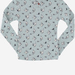 MAGLIA IN COTONE A COLLO ALTO CON STAMPA K3110W25 0A5 MISHA & PUFF KIDS 