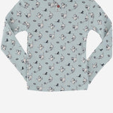 MAGLIA IN COTONE A COLLO ALTO CON STAMPA K3110W25 0A5 MISHA & PUFF KIDS 