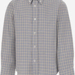 CAMICIA IN COTONE CON MOTIVO A QUADRI MBML 51 NICOLETTA FANNA KIDS 