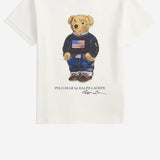 T-SHIRT IN COTONE CON STAMPA POLO BEAR 322P00508 001 POLO RALPH LAUREN KIDS 