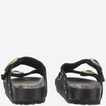 SANDALI ARIZONA Rivet IN SUEDE 1027855 BLACK BIRKENSTOCK 