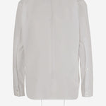 CAMICIA IN POPELINE DI COTONE CON MORSETTO 831912 Z8B2P9000 GUCCI 