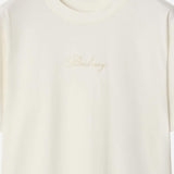 T-SHIRT IN COTONE CON LOGO 8119080 CHALK BURBERRY 