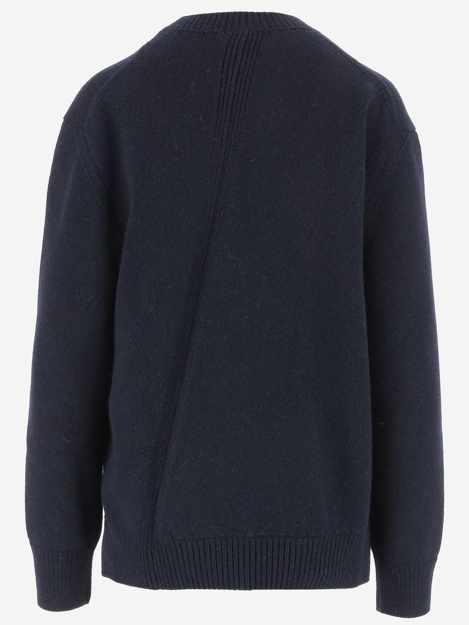 MAGLIONE ASIMMETRICO IN MISTO LANA J02GP0222 J14798402 JIL SANDER 