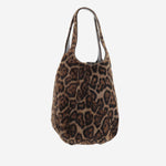 BORSA A SPALLA IN SHEARLING CON MOTIVO ANIMALIER CH25WS644Q20 220 CHLOE 