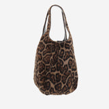 BORSA A SPALLA IN SHEARLING CON MOTIVO ANIMALIER CH25WS644Q20 220 CHLOE 