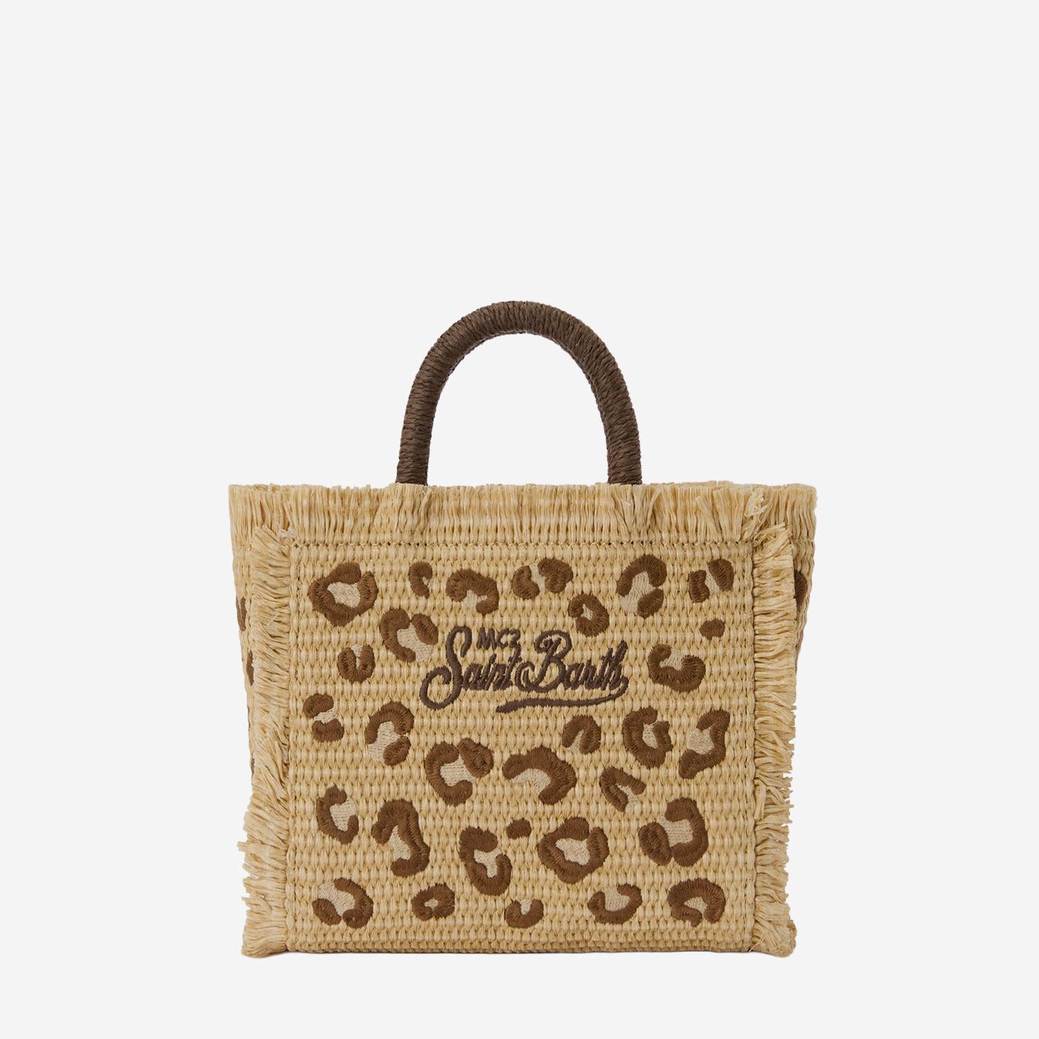 Borsa Vanity mini con motivo animalier VAMI009 00349L MC2 SAINT BARTH 