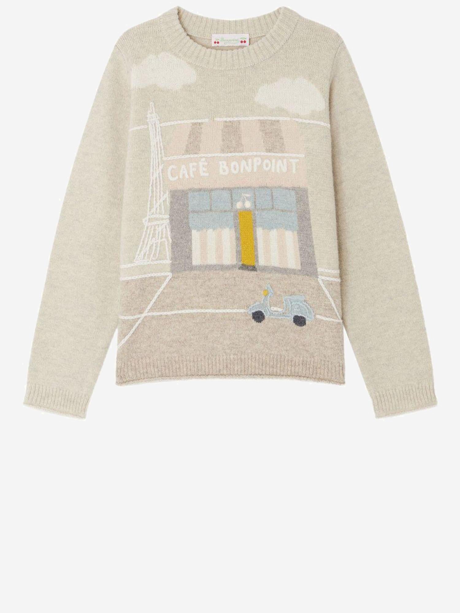 MAGLIONE JODORA IN LANA<BR/> W05GJUK00030 992 BONPOINT KIDS 