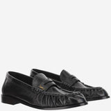 MOCASSINI LE LOAFER MORBIDI IN PELLE LUCIDA 775867 AA00K1000 SAINT LAURENT 