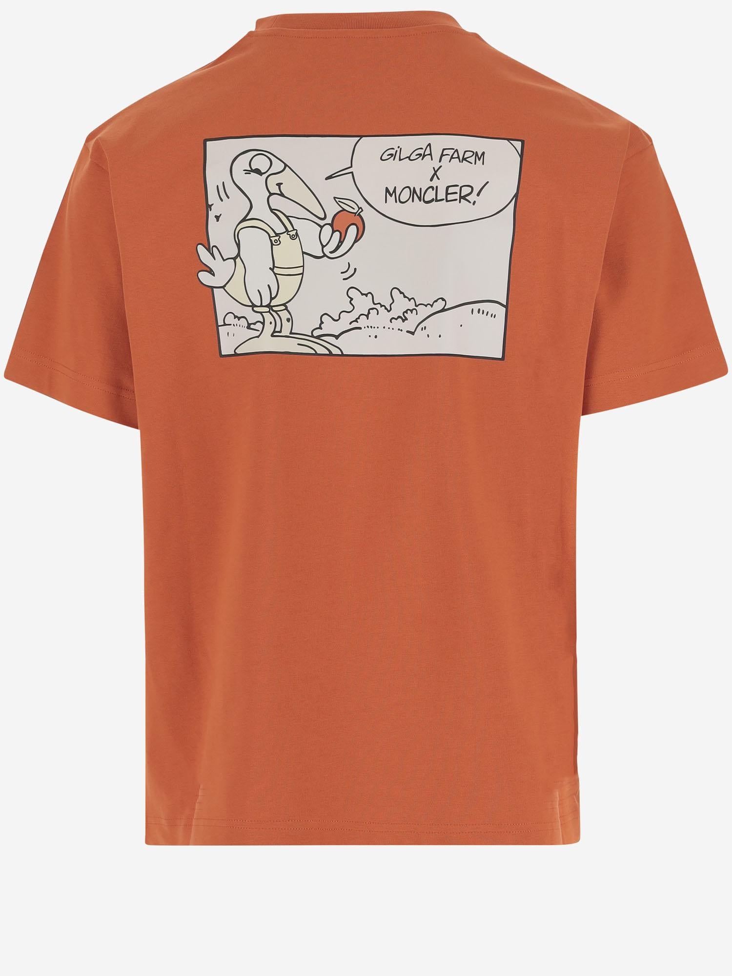 T-SHIRT IN COTONE X GILGA FARM 8C0000289AZ9 345 MONCLER 