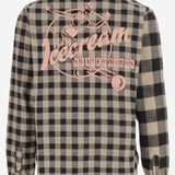 CAMICIA CON MOTIVO A QUADRI IC25323 BLACKCHECK ICECREAM 