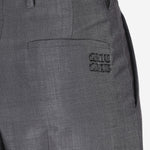 PANTALONI IN MISTO LANA MP1990 12I1F0308 MIU MIU 