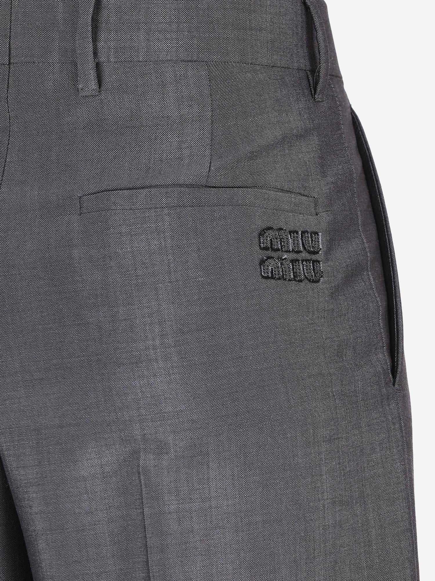 PANTALONI IN MISTO LANA MP1990 12I1F0308 MIU MIU 