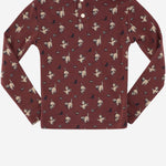 MAGLIA IN COTONE A COLLO ALTO CON STAMPA K3110W25 0A6 MISHA & PUFF KIDS 