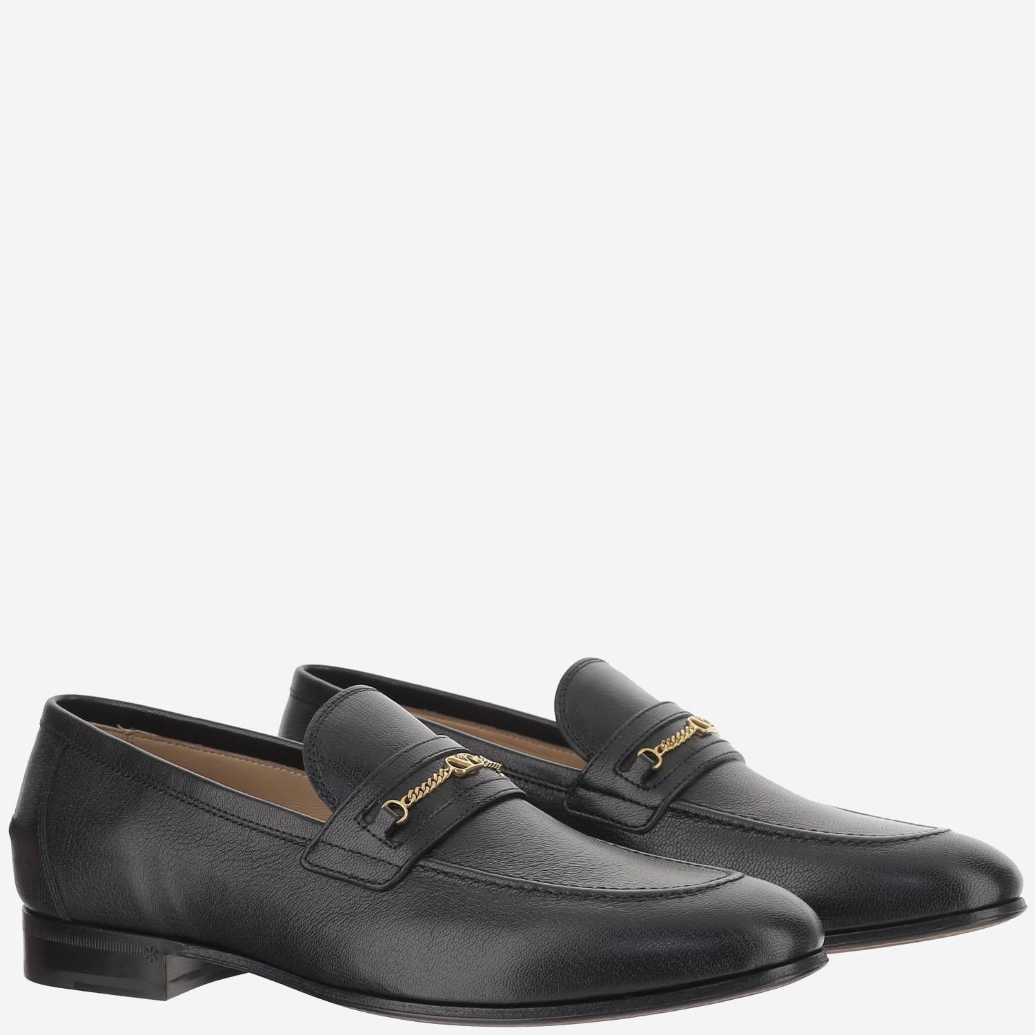 MOCASSINI IN PELLE VLOGO 7Y2S0K73 ZWD0NO VALENTINO GARAVANI 