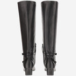 STIVALI IN PELLE CON DETTAGLI A FIBBIA 4838 NERO SARTORE 