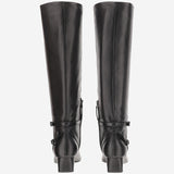 STIVALI IN PELLE CON DETTAGLI A FIBBIA 4838 NERO SARTORE 