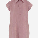 CAMICIA MALIK SENZA MANICHE A RIGHE ARMTMSH13C 016042 ARMARIUM 