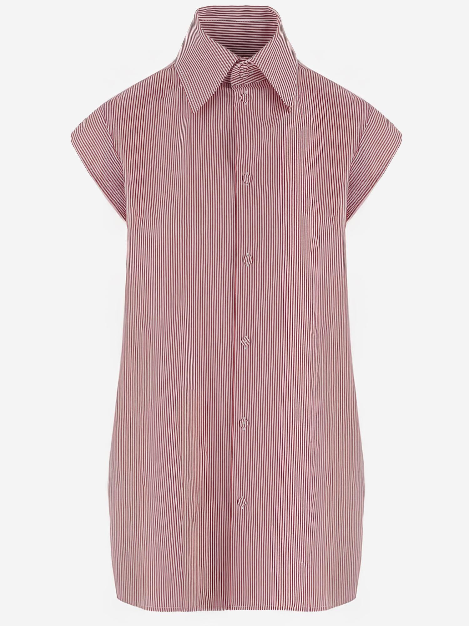 CAMICIA MALIK SENZA MANICHE A RIGHE ARMTMSH13C 016042 ARMARIUM 